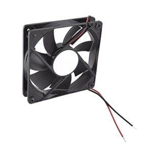 Ventilador a 12 Vcd a 1.9 W de 120 X 120 X 25 mm. (4.7244 X 4.7244 X 0.984 inch)