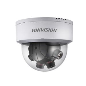 PanoVu series / Vista Panorámica 180° / 4 lentes 2 Megapixel / IK10 / IP66 / 8MP en total / Defog / dWDR / DARKFIGHTER / PoE+