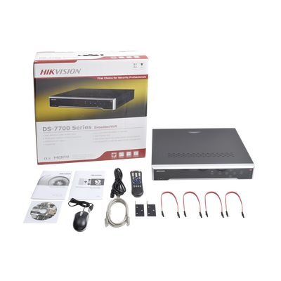 NVR 8 Megapixel (4K) / 32 canales IP / 16 Puertos PoE+ / 4 Bahías de Disco Duro / Switch PoE 300 mts / HDMI en 4K - Image 4