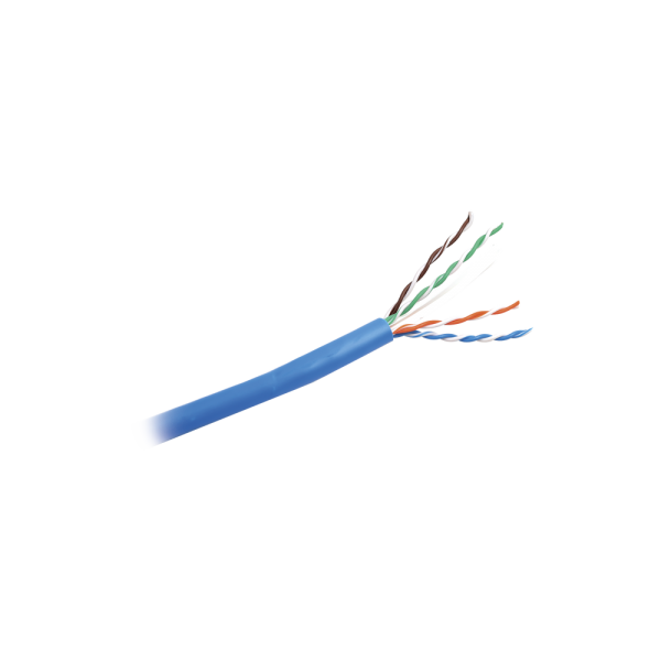 Bobina de Cable UTP 305 m. cobre, azul, Categoría 6 (24 AWG), riser (CMR), de 4 pares - Image 3