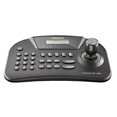 Controlador PTZ RS-485 de hasta 255 domos, soporta 7 teclados esclavos, joystick de 3 ejes