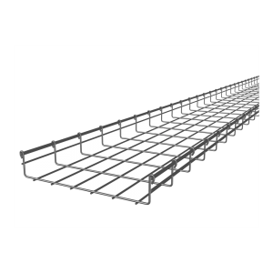 Charola tipo malla 66/650 mm, con acabado Electro Zinc, tramo 3 m