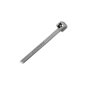 Cincho de Naylon 6.6, Color Gris, 290 mm (11.4in) de largo, sección transversal intermedia, 1000pz