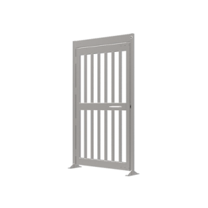PUERTA D/SEGURIDAD D/CUERPO COMPLETO ACABADO EN ACERO GALVANIZADO