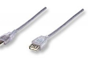 Cable USB - Extension MANHATTAN, 3 m, USB A, USB A, Macho/hembra