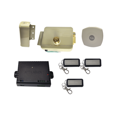 Kit Cerradura Eléctrica 321DC Derecha y Hub para Apertura a través de Smarphone en cualquier parte del mundo