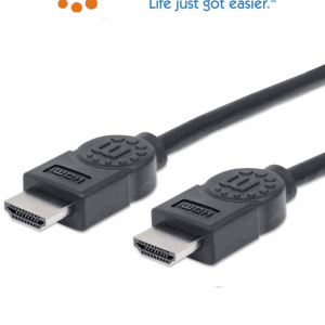 Cable HDMI MANHATTAN, 1,8 m, HDMI, HDMI, Macho/Macho, Negro