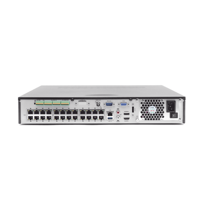 NVR 12 Megapixel (4K) / 32 Canales IP / 24 Puertos PoE+ / Switch PoE 300 mts / HDMI en 4K / Soporta POS - Image 2