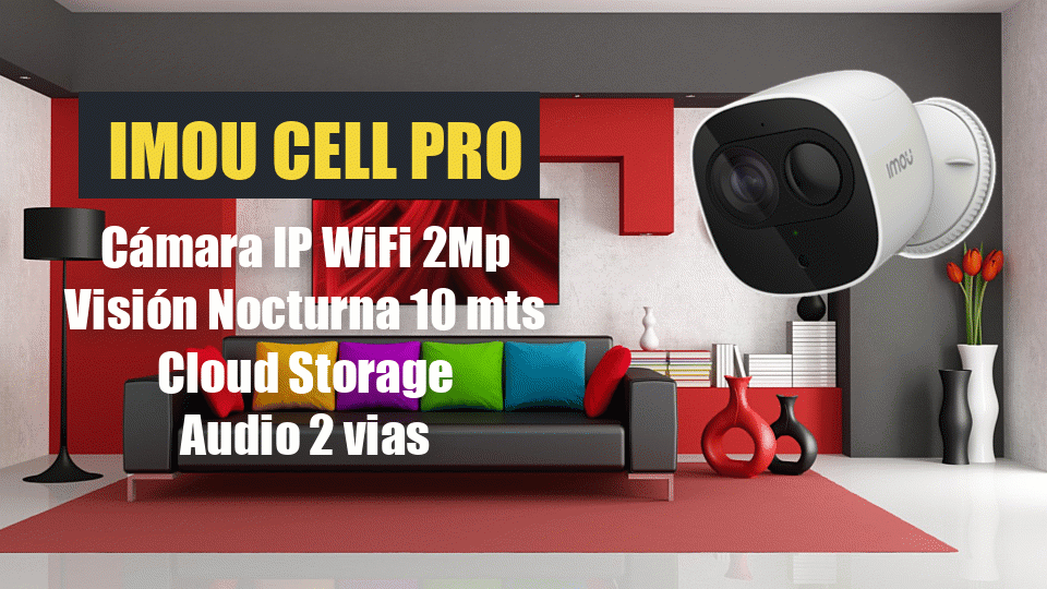 Cámaras WIFI con Batería IMOU Cell Pro Dahua 