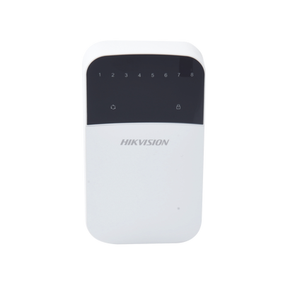 Teclado de leds de 8 zonas compatible con panel híbrido Hikvision.