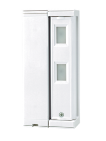 Sensor de Movimiento / Tipo Cortina / Ajuste de detección 2m o 5m / 100% Exterior / Inalambrico (Alimentación)/Compatible con cualquier panel de alarma / Proteja fachadas, puertas, ventanas, balcones y mas!