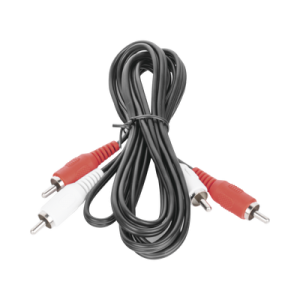Cable RCA macho a macho de 2 metros de longitud, 4 plus, para aplicaciones de audio y video optimizado para HD