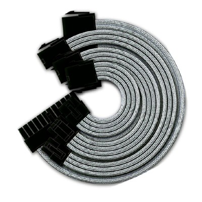 Cable Extención Yeyian Para Fuente de poder Kabel Serie 1000, Fuente de Poder, Gris