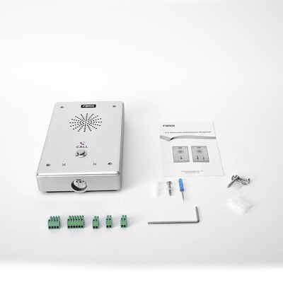 Intercomunicador IP, 2 líneas SIP, 2 relevadores con botón para llamada, anti-vandálico, IP65 e IK10, PoE - Image 3