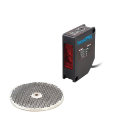Detector fotoeléctrico de 16 m de alcance / Luz indicadora para alineación