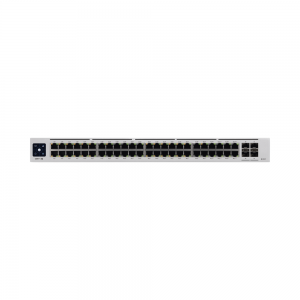 UniFi Switch USW-Pro-48-POE Gen2, Capa 3 de 48 puertos PoE 802.3at/bt + 4 puertos 1/10G SFP+, 600W, pantalla informativa