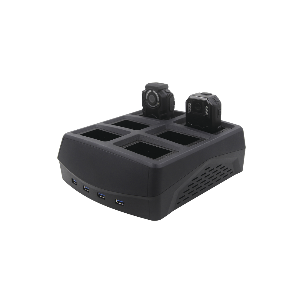 Bahía para descarga de información de 6 XMRX5 / XMRX2 conexión rápida más 4 vía USB