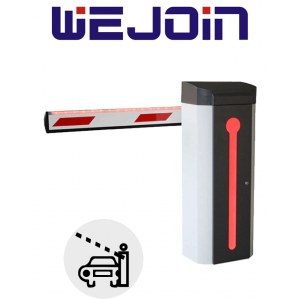 Barrera Vehicular Derecha led de uso rudo / Servo Motor / Brazo Rectangular de 3 metros / Velocidad 3 segundos / Izquierda o Derecha