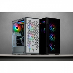 Gabinete Corsair iCUE 220T RGB Airflow con Ventana, Midi-Tower, ATX/Micro-ATX/Mini-ITX, USB 3.2, sin Fuente, Negro - Image 2