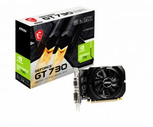 Tarjeta de Video MSI NVIDIA GeForce GT 730, 4GB 64-bit GDDR3, PCI Express 2.0