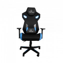 Silla Gamer Drakkar Yeyian , hasta 150Kg, Negro/Azul