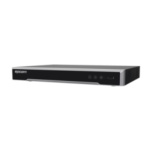 DVR 8 Megapixel / 4 Canales TURBOHD + 2 Canales IP / 1 Bahía de Disco Duro / Audio por coaxitron / 4 Entradas de Alarma / 1 Salida de Alarma / Detección de Rostros / H.265+
