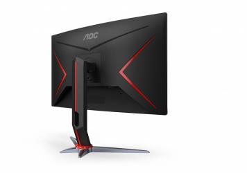 Monitor Gamer Curvo AOC C27G2 LED 27", Full HD, FreeSync, 165Hz, HDMI, Negro/Rojo - Image 4