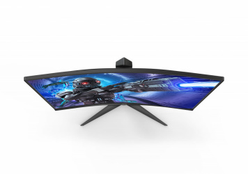 Monitor Gamer Curvo AOC CQ32G2S LED 32", UltraWide Full HD, FreeSync, 165Hz, HDMI, Negro/Rojo - Image 11
