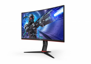 Monitor Gamer Curvo AOC CQ32G2S LED 32", UltraWide Full HD, FreeSync, 165Hz, HDMI, Negro/Rojo - Image 7