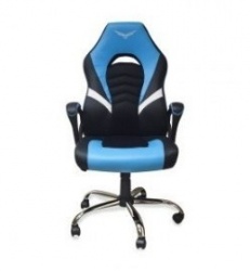 Silla Gamer NA-0935A Naceb , 120Kg, Negro/Azul