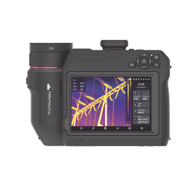 Cámara Térmográfica Portátil Dual / Lectura Hasta 2200ºC / Lente 25 mm / WiFi / IP54 / Ranura MicroSD hasta 128 Gb / GPS
