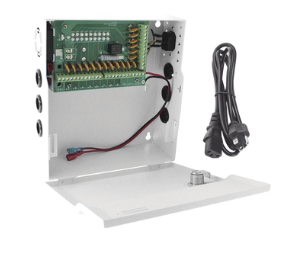 Fuente de Poder Profesional de 12 Vcc @ 20 A / Soporta 18 Cámaras / Capacidad de Batería de Respaldo (No Incluida) / Voltaje de Entrada de 96-264 Vca