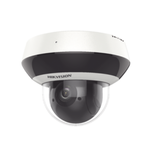Mini Domo PTZ IP 2 Megapixel / 4X Zoom / H.265+ / 20 mts IR EXIR / WDR / PoE / IK10 / Exterior IP66 / Ultra Baja Iluminación / Micrófono Integrado / PoE / microSD