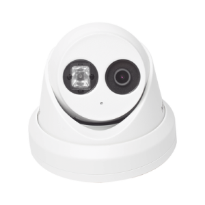 Turret IP 4 Megapixel / Lente 2.8 mm / 30 mts IR EXIR / Exterior IP67 / WDR 120 dB / PoE / Videoanaliticos (Filtro de Falsas Alarmas) / Micrófono Integrado / Metal / MicroSD