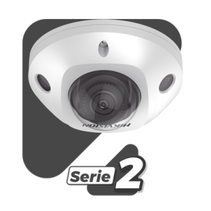 Mini Domo IP 4 Megapixel / Lente 2.8 mm / Micrófono Integrado / 30 mts IR EXIR / Exterior IP67 / IK8 / WDR 120 dB / PoE / Videoanaliticos (Filtro de Falsas Alarmas) / Entrada y Salida de Audio y Alarma / MicroSD