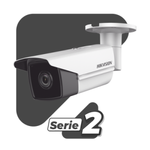 Bala IP 4 Megapixel / Lente 2.8 mm / 80 mts IR EXIR / Exterior IP67 / WDR 120 dB / PoE / Videoanaliticos (Filtro de Falsas Alarmas) / Onvif / MicroSD