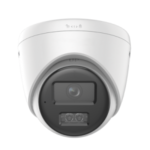 Turret IP 8 Megapixel (4K) / Lente 2.8 mm / Dual Light (30 mts IR + 20 mts Luz Blanca) / Micrófono Integrado / ACUSENSE Lite / Exterior IP67 / H.265 / PoE / ONVIF / Micro SD