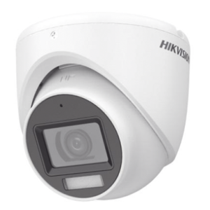 Turret TURBOHD 2 Megapixel (1080p) / Lente 2.8 mm / Dual Light (30 mts IR + 20 mts Luz Blanca) / Gran Angular 106° / Exterior IP67 / 4 Tecnologías / Micrófono Integrado