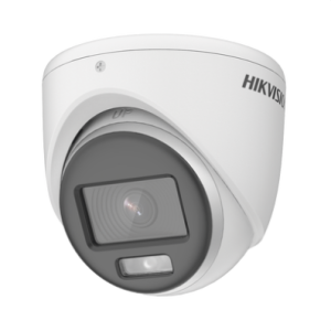 Turret TURBOHD 2 Megapixel (1080p) / Lente 2.8 mm / Dual Light (20 mts IR + 20 mts Luz Blanca) / Exterior IP67 / dWDR / Micrófono Integrado