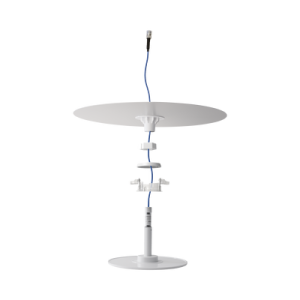 Antena Omnidireccional de Bajo Perfil Ultra Delgada con Reflector para Máxima Ganancia de 7dBi. Cubre bandas de celular 5G, 4G, 3G y WiFi de 608 a 2700 MHz.