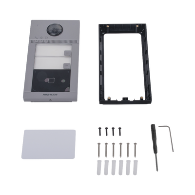 Videoportero IP 2 Megapixel / Llamada y Apertura Remota desde App Hik-Connect / PoE / Exterior IP65 + Antivandalico IK08 / 2 Departamentos / Apertura con Tarjeta / Soporta 2 Puertas y hasta 6 Monitores - Image 4
