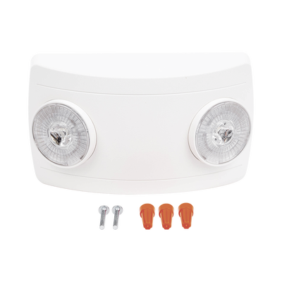 Luz de Emergencia Dual LED ultra compacta/150 lúmenes/Luz fría/Batería de Respaldo Incluida/Botón de test. - Image 3