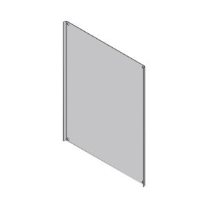 Placa Interior Trasera Metálica para Gabinete