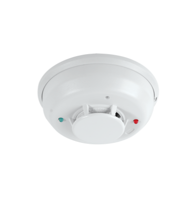 Detector Fotoeléctrico de Humo de 4 Hilos con Sensor de Temperatura y Sirena Interconstruida, Serie i3