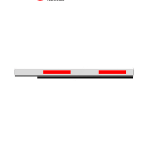 Brazo Izquierdo recto de 4 metros (13.12 pies) para Barrera Vehicular