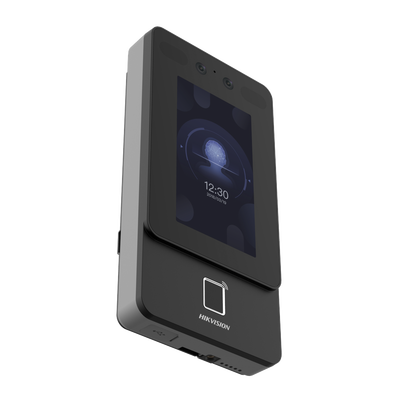 Terminal Min Moe PoE & WiFi de Reconocimiento Facial y Huella con Lector MIFARE / Exterior IP65 / Hasta 1.5 mts en Lectura de Rostro / Soporta P2P / 1,500 Rostros / 3,000 Huellas / Salida 12 Vcd para Chapa / PoE