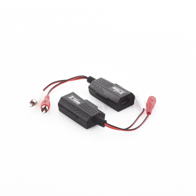 Balun Extensor de audio analogo estereo RCA a RJ45 / Distancia 800 mts/ Cable CAT5-6 / Conector 100% COBRE / protección TVS, Calidad PREMIUM - Image 3