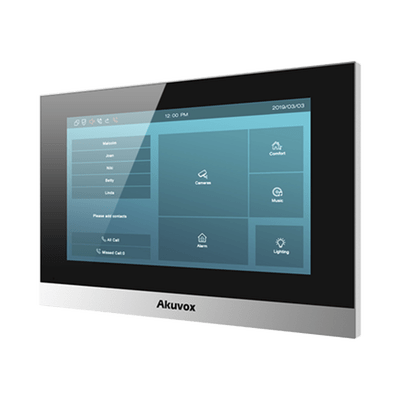 Monitor IP Android / Pantalla Touch Screen LCD 7" / WiFi / PoE / Comuncación SIP / Conexión Remota por App / Administracion Nube Gratis - Image 2