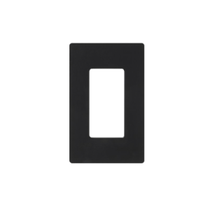 Placa de pared 1 espacio, para atenuador (dimmer), switch ó control remoto inalámbrico LUTRON.