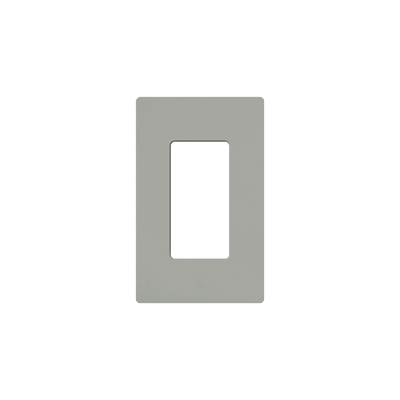 Placa de pared 1 espacio, para atenuador (dimmer), apagador ó control remoto inalámbrico LUTRON.